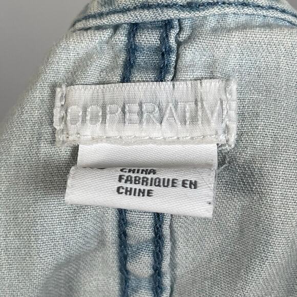 Cooperative • Denim Button Down Mini Dress - Picture 4 of 5